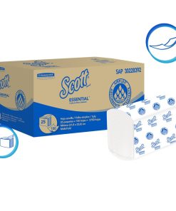 TOALLA MANOS SCOTT ESENTIAL Z BCA 150 UN
