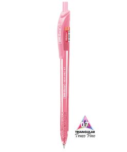 BOLIGRAFO OFFI-ESCO ROSADO SEMI-GEL 0.7