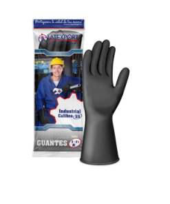 GUANTE NEGRO CAL 25 T.10